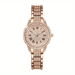 LIGE Girls' Faux Diamond Teen Watch Waterproof