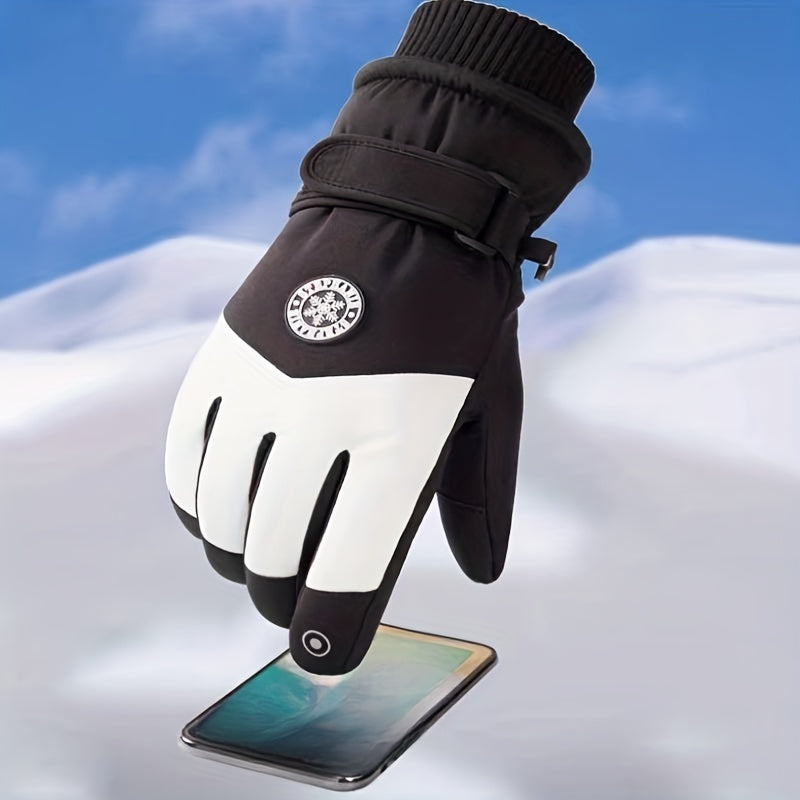 Winter Skiing Gloves Warm Touch Screen Non-slip Waterproof Gloves