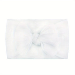Bowknot Headband Solid Hair Accessory For Baby Girls