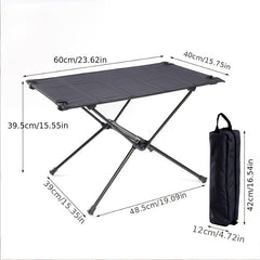 Aluminum Folding Table with Net Bag for Outdoor Camping
