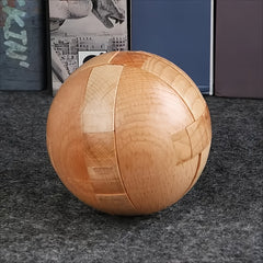 Wooden Puzzles Magic Ball Intelligence Toys Brain Games Spherical Puzzles