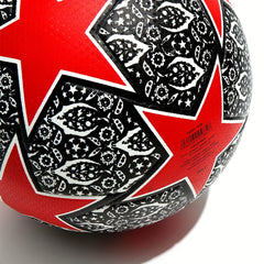 Size 5 Soccer Ball Training Competition Pu Leather Football With Needle