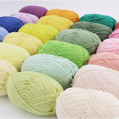 3pcs Acrylic Yarn Crocheting Knitting 4plys Soft DIY Line Sweater Hat