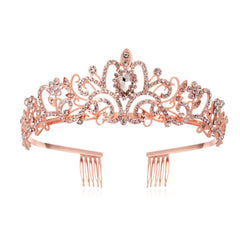 Colorful Rhinestone Crown Hairband Headband Princess Tia