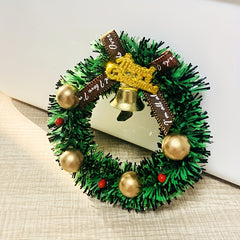 Mini Christmas Wreath Ornament Tree Pendant Decoration