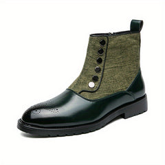 Men's Slip On Chelsea Boots Wear resistant Non Slip Boots