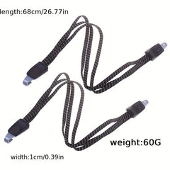 3-in-1 Bicycle Luggage Tie Rope Rack 26.77in Traction Strap Rope