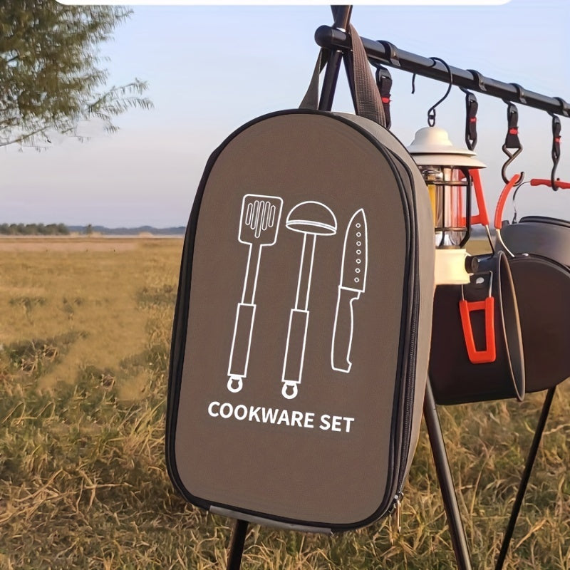Outdoor Cutlery Storage Kit for Camping Picnic BBQ