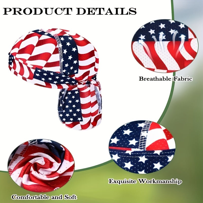 Men's Skull Cap Sweat Wicking Doo Rag Cooling Bandana