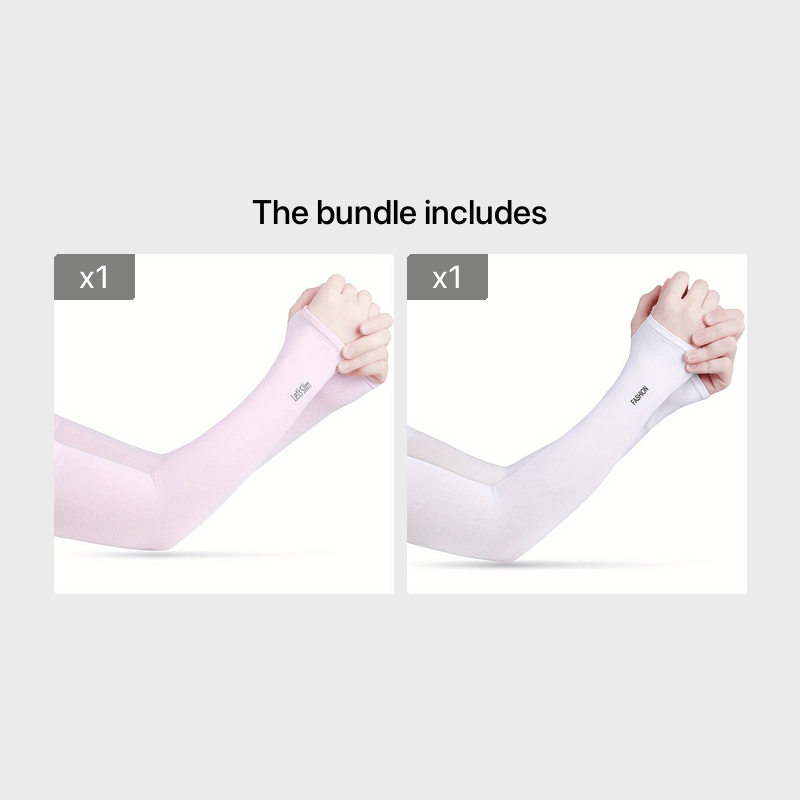 Cooling Arm Sleeves UV Sun Protection Cover Sports Basketball Golf Running