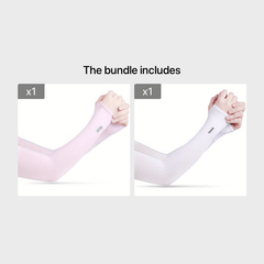 Cooling Arm Sleeves UV Sun Protection Cover Sports Basketball Golf Running