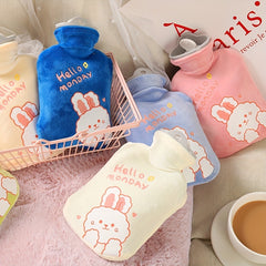 Plush Cover Hot Water Bag Thickened Hand Warmer