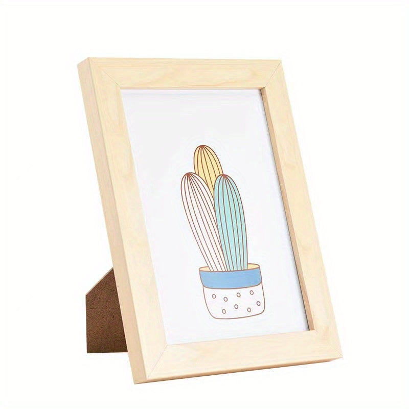 Newborn Photo Frame Pendulum Wall 5 6 7 8 10 16 A4 Picture Frame Solid Wood