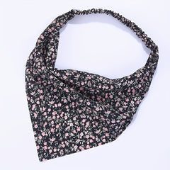 3pcs Floral Triangle Scarf Elastic Hawaii Turban Bandana Women Head Wrap
