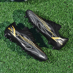 Pro Anti Skid Soccer Cleats for Boys Breathable Lightweight AG Football Boots