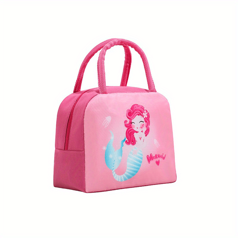 Kids Cartoon Animal Tote Bag Insulated Lunch Bag