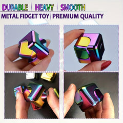 Colorful Spinner Cube High Speed Bearing Rotating Desk Fidget Toy