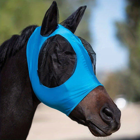 Durable Horse Fly Mask with Eyes and Ear Protection