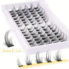 Cat Eye Lash Clusters Flat Lashes Natural Look