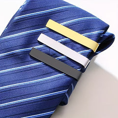 Men's Tie Clip And Brooch Set Stainless Steel Accessories