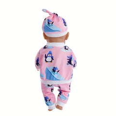 3pcs Doll Clothes Set for 18" Dolls, Penguin Whale Starfish Unicorn Patterns