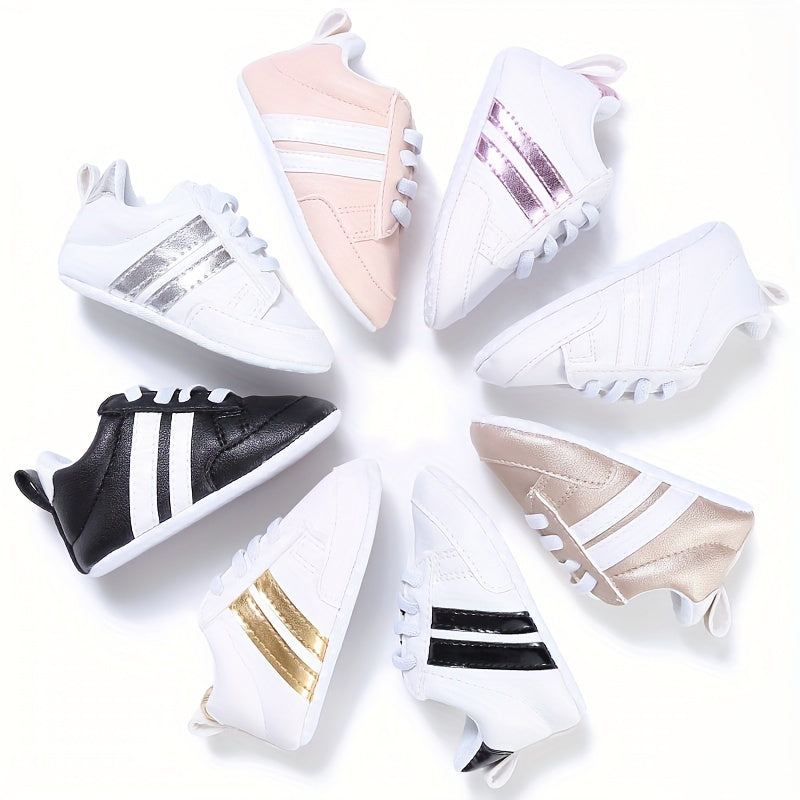 Unisex Baby Skate Shoes Soft Sole Anti slip Sneakers Prewalker Shoes