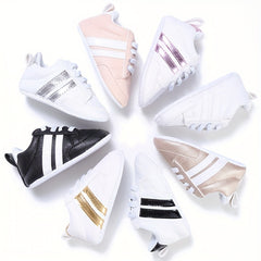 Unisex Baby Skate Shoes Soft Sole Anti slip Sneakers Prewalker Shoes