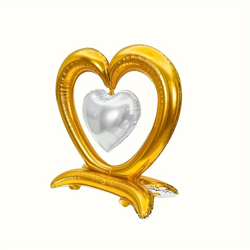 5pcs Heart to Heart Balloons Love Heart Balloons Decorative Balloons
