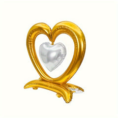 5pcs Heart to Heart Balloons Love Heart Balloons Decorative Balloons
