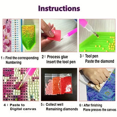 5D DIY Diamond Painting - Full Diamond Art Kit - Wall Decor