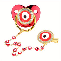 Blingbaby Evil Eye Newborn Pacifier Baby Diamond Demon Soother