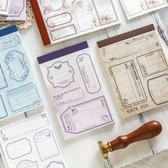 Vintage Tear Off Notepads 30 Pages Each for Journal Writing