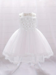 Floral Decors Girls Birthday Party Princess Dress