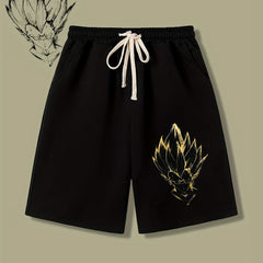 Men's Printed Casual Pants with Drawstring