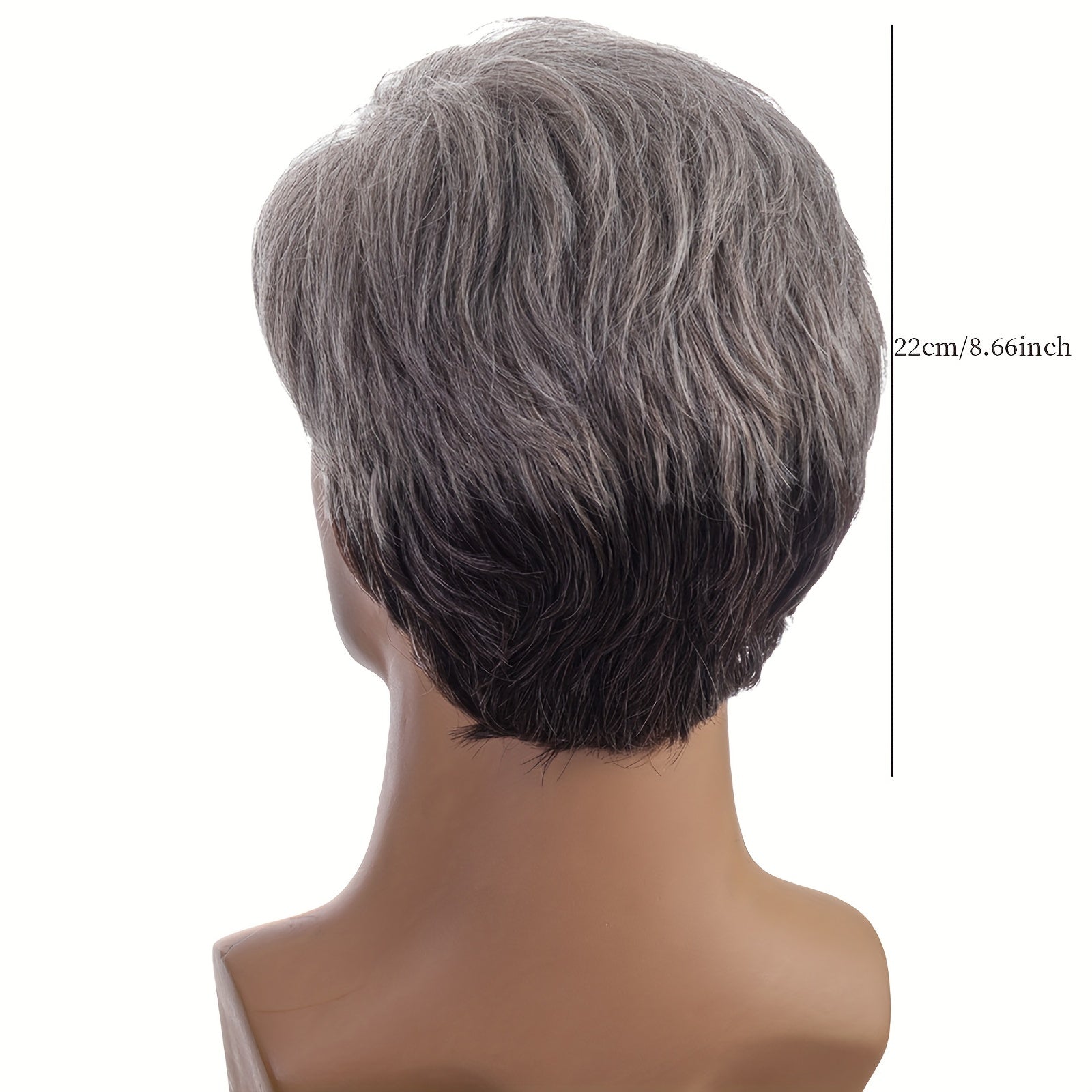 Men's Silver Gray Short Hair Cosplay Wig