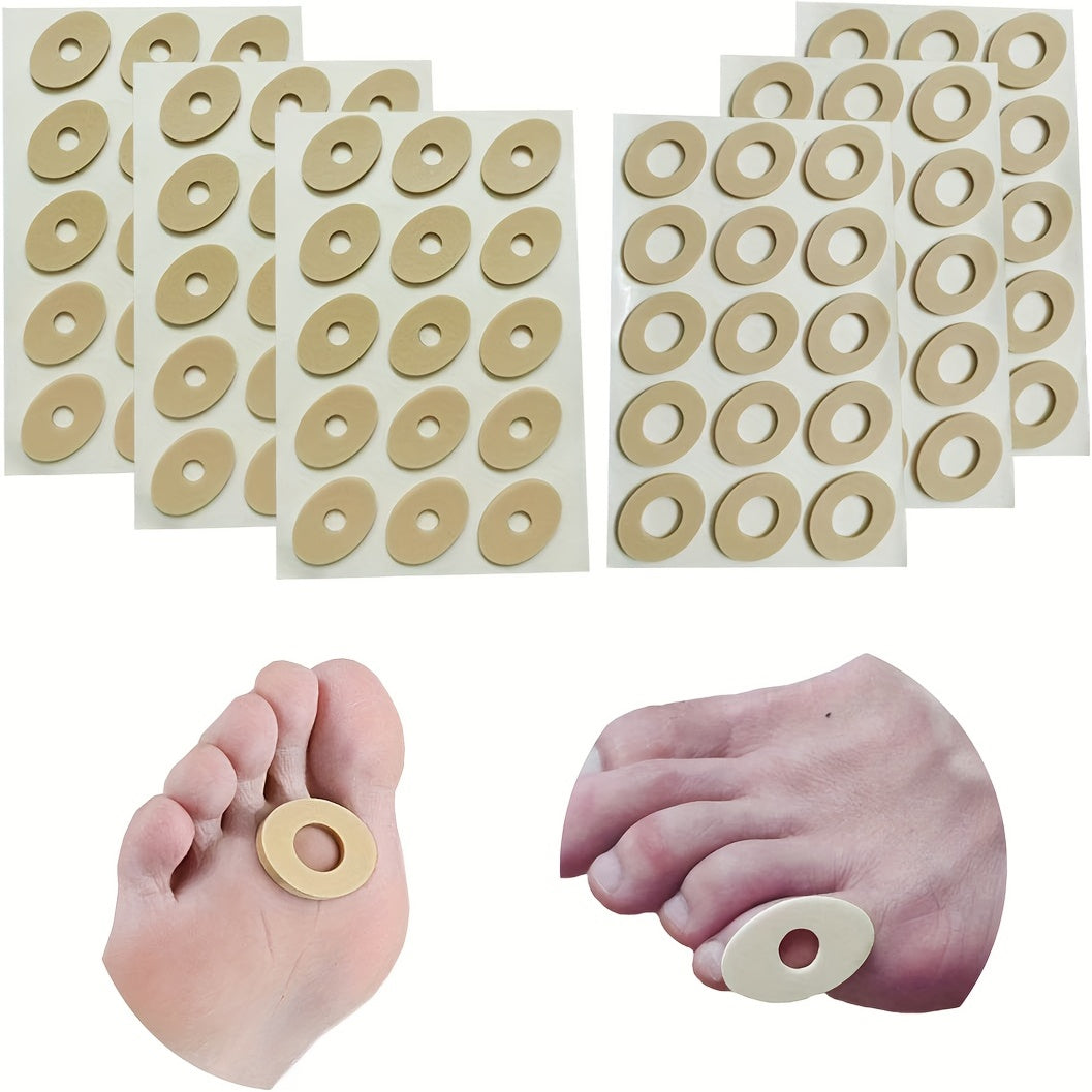 75pcs Soft Callus Cushion Pads with Toe & Foot Rubbers