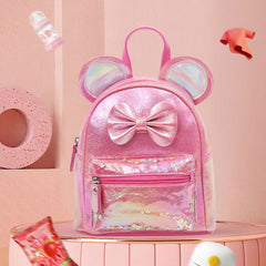 Kids Backpack Cartoon Bowknot Ears Kindergarten Schoolbag