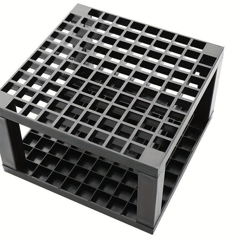 Plastic Pencil & Brush Holder Desk Support Storage Rack, 96 Holes