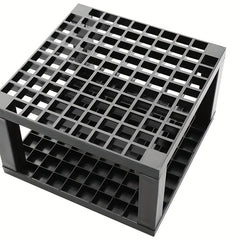 Plastic Pencil & Brush Holder Desk Support Storage Rack, 96 Holes