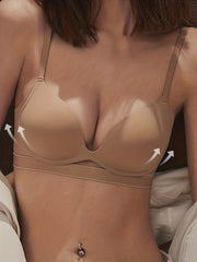 Cut Out Push Up Bra Comfy & Breathable T Shirt Bra
