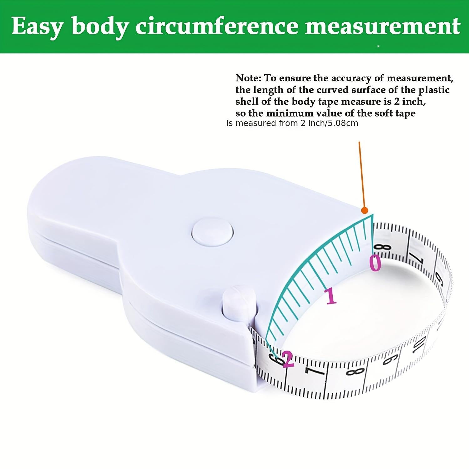 Body Measuring Tape 60inch Automatic Retractable Tape Measure