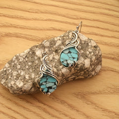 Bohemian Gemstone Drop Earrings for Women