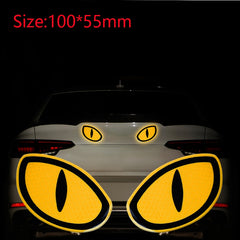 2Pcs Reflective Car Stickers for Enhanced Visibility & Safety