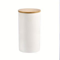 Kitchen Coffee Jar With Bamboo Lid Food Storage Box Spice Jars Set