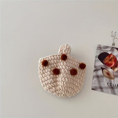 Knitted Shoulder Bag Handbag Small Coin Purse For Girls