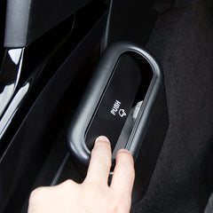 Car Door Side Storage Bin Hanging Storage Bin With Lid Seat Back Storage Box