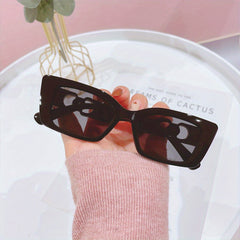 Cat Eye Sunglasses Vintage Rectangle Frame UV400
