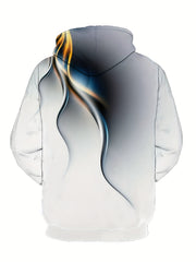 Colorful Light Print Hoodies For Men Graphic Hoodie