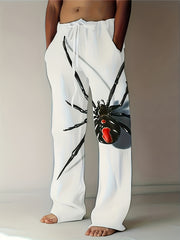 3D Spider Print Boys Casual Long Pants Spring Autumn Kids Clothing