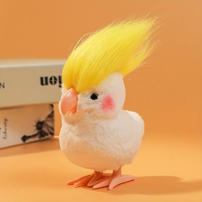 Interactive Plush Parrot Toy for Small Pets - Birthday Gift